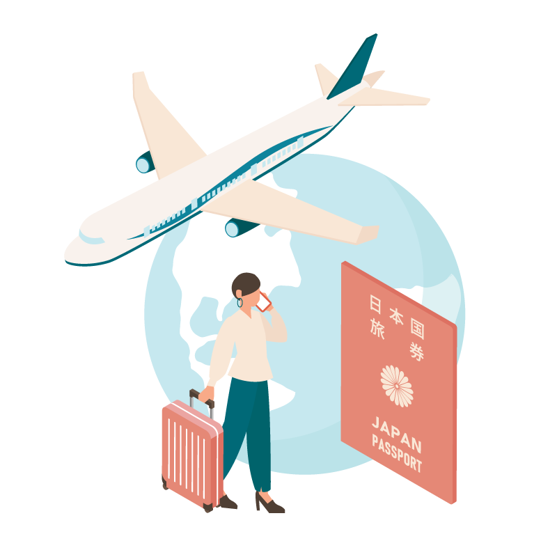 空港近くで移動も楽々